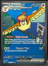 2023 Pokemon Obsidian Flames Pidgeot ex 225/197 Special Illustration Rare SIR on eBay