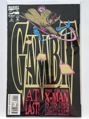   MARVEL COMICS : GAMBIT # 1 - 1993 HOWARD MACKIE + LEE WEEKS .