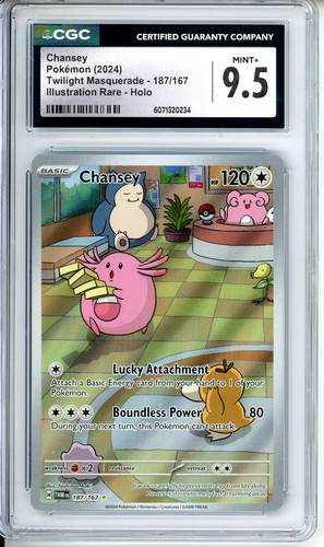 Chansey graded CGC 9.5 for sale on eBay