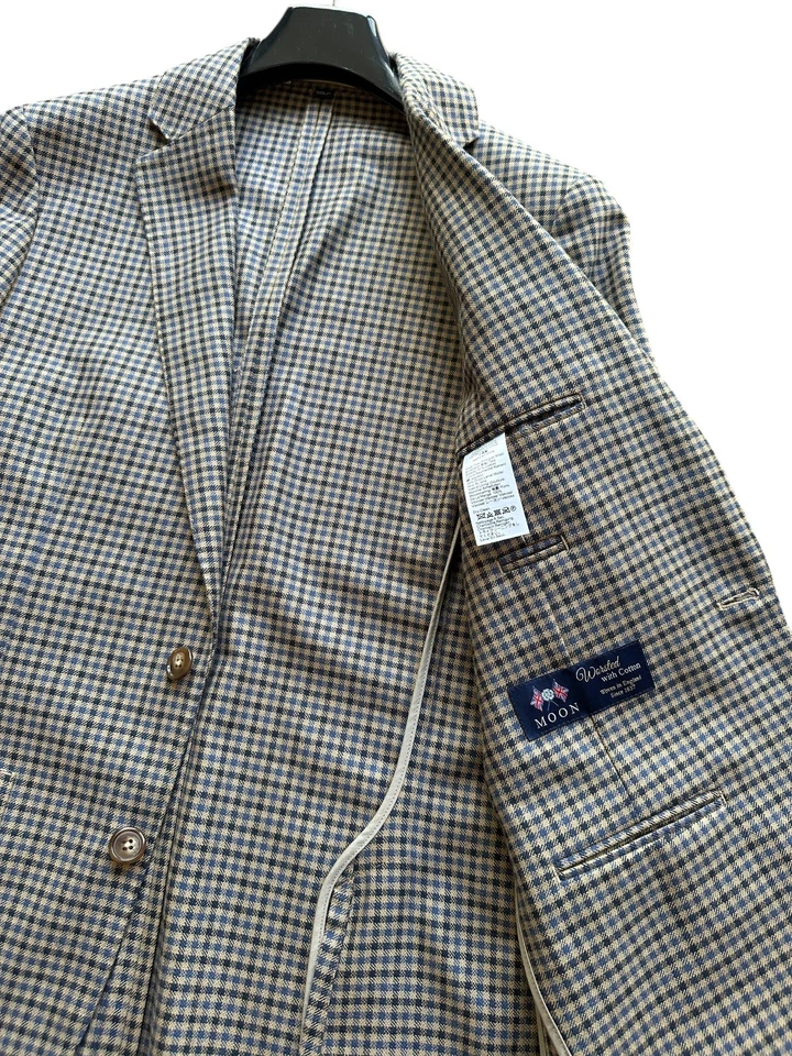 J. Crew Ludlow Slim-Fit блейзер в клетку английский хлопок шерсти смесь размер 36R - Изображение 3 из 4