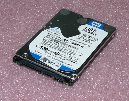 1TB Western Digital WD10JPVX-22JC3T0 5400RPM SATA HDD Festplatte 6,3cm(2.5") - Bild 2 von 3