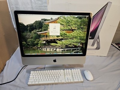 Apple iMac A1225 24'' Desktop W/ Wireless Keyboard & Mouse. Factory Reset 