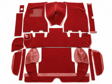 Carpet Set For Volvo P1800 Es Estate Car Snow White Coffin Dark Red Carpet Carpet Set For Volvo P1800 Es Estate Car Snow White Coffin Dark Red Carpet