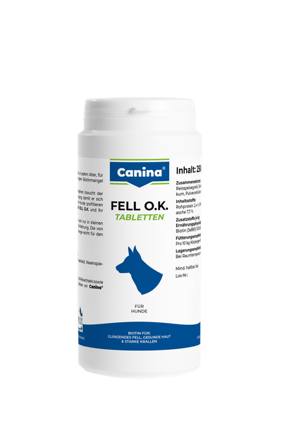 2X Canina Fell O.K. Tabletten 250G (2Er Pack)-image