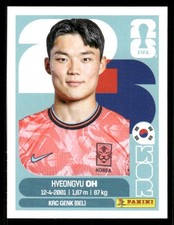 2026 USA Fifa World Cup Panini Sticker HYEONGYU OH Korea Republic KOR20