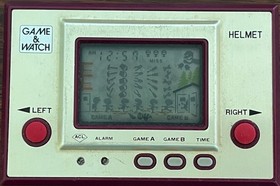 NINTENDO Game & Watch 'Helmet' (CN-07) Handheld Console | Vintage 1981