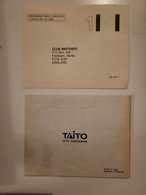 Bubble Bobble NES Nintendo Game Complete In Box and Instruction Manual Rare Game