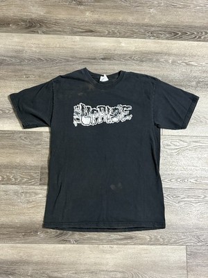 Vintage 90s The Uprise Logo Black Shirt Retro Y2K Grunge Emo - Men s Medium