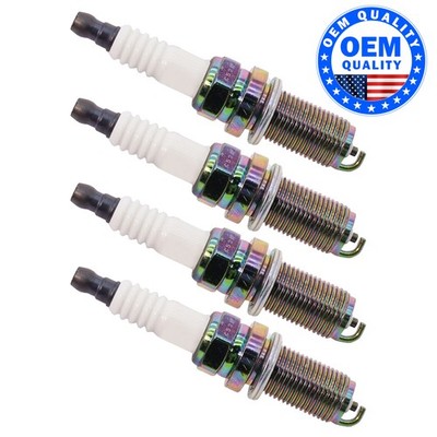 NEW Pack of 4 LFR5A-11 6376 Spark Plugs For HYUNDAI INFINITI KIA