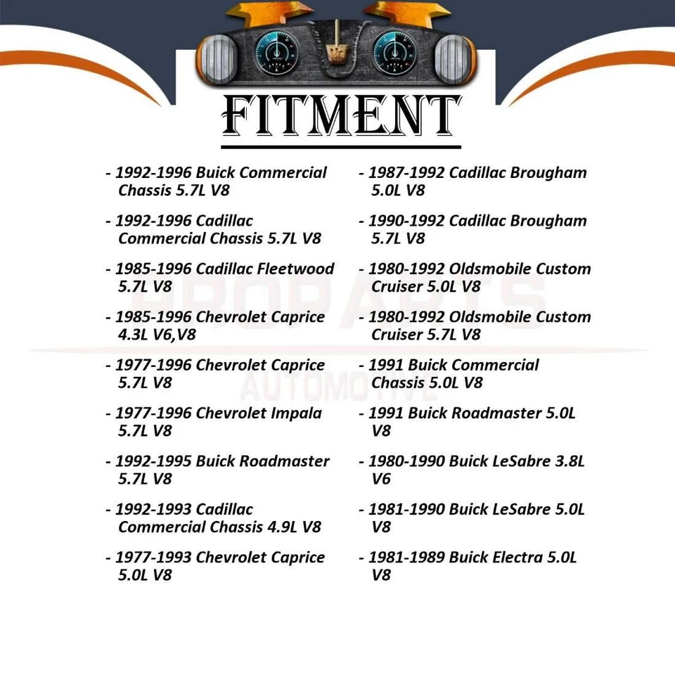 Conjunto de brazo de control superior delantero 2 piezas para Chevrolet Caprice 1977-1993 5,0 L Foto 2 de 4