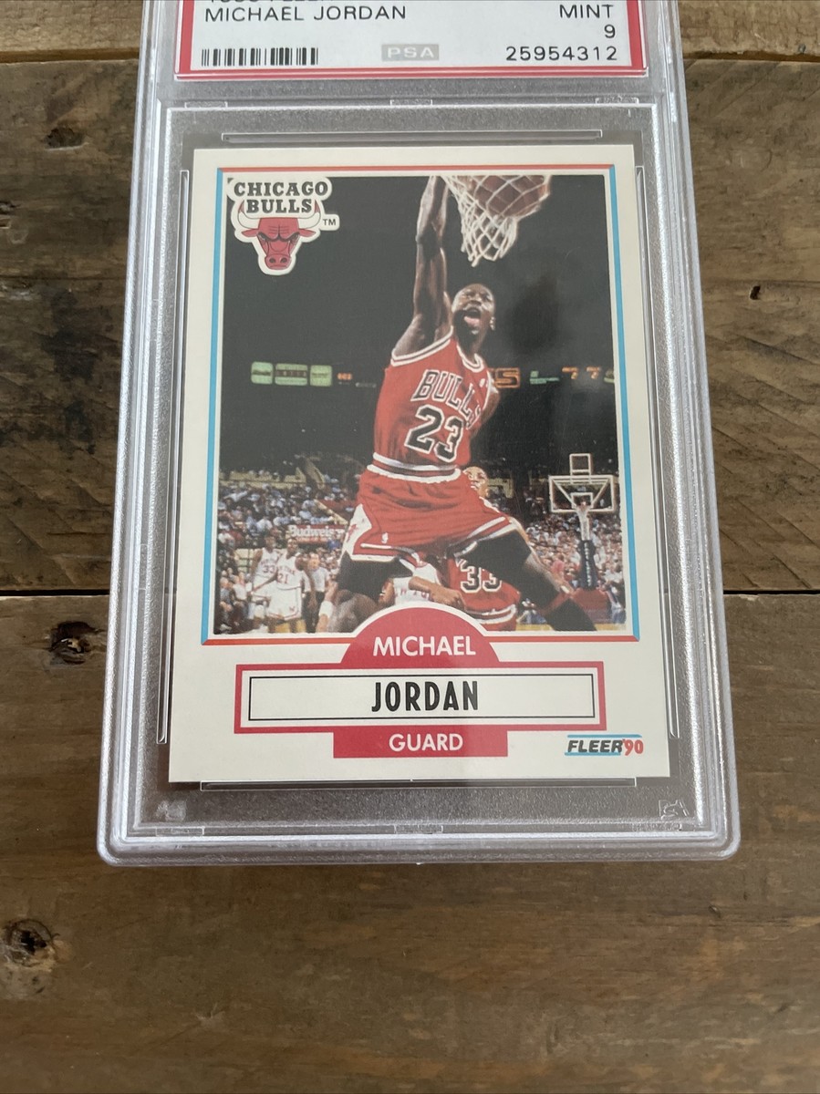 1990 FLEER MICHAEL JORDAN #26 PSA 9 MINT CHICAGO BULLS HOF 1990 FLEER MICHAEL JORDAN #26 PSA 9 MINT CHICAGO BULLS HOF