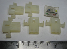Molex Connector 03-09-2021 Plug Housing Shell 2 Circuits Nylon - NOS QTY 5