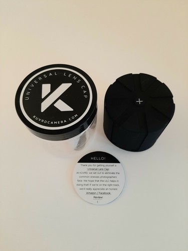 KUVRDCAMERA UNIVERSAL LENS CAP - SET OF TWO (2) - Picture 3 of 4