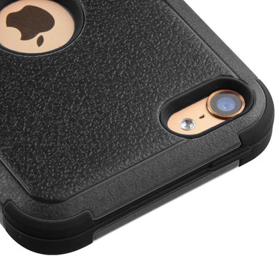 For iPod Touch 7th Generation BLACK Hybrid Armor High Impact