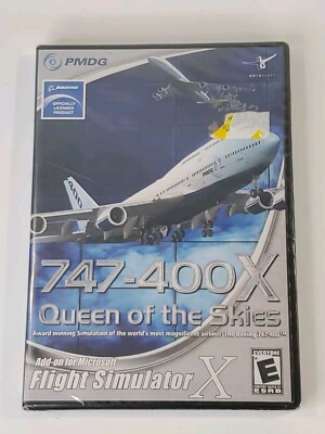 PMDG 747-400X Queen of the Skies FSX Add-On CD for Microsoft Flight Simulator X