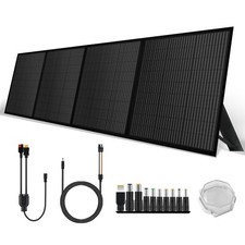SARONIC 220W 12V Portable Foldable Solar Panel for Camping Power Station RV