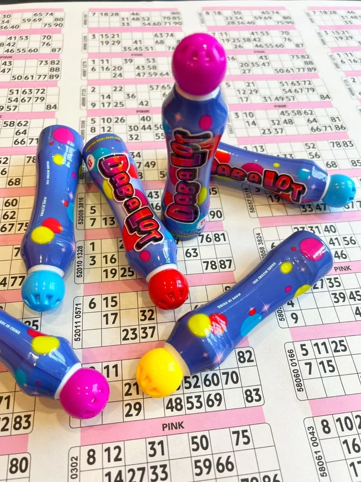 Bingo Dabbers bingo Dauber bingo Markers for Bingo Tickets 8 Pink 40ml Dabolot - Image 3 of 3