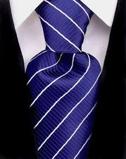 Scott Allan Classic Striped Necktie's | Blue, Orange, Pink, Yellow Tie's for Men