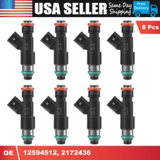 8pcs OEM New Fuel Injectors for 2007-09 Chevrolet Chevy GMC 5.3L V8 12594512