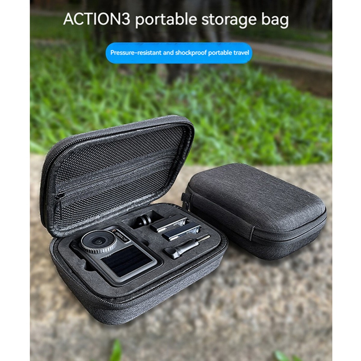 Draagtas Compatibel voor DJI Osmo Pocket 3, Handheld Gimbal Camera Opbergtas Case Draagtas Pouch voor Drone Accessoires Reisbeschermhoes, Nee, B voor het opbergen van machines met beschermhoes