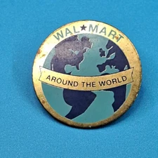 Walmart Employee Pin - Around The World Earth