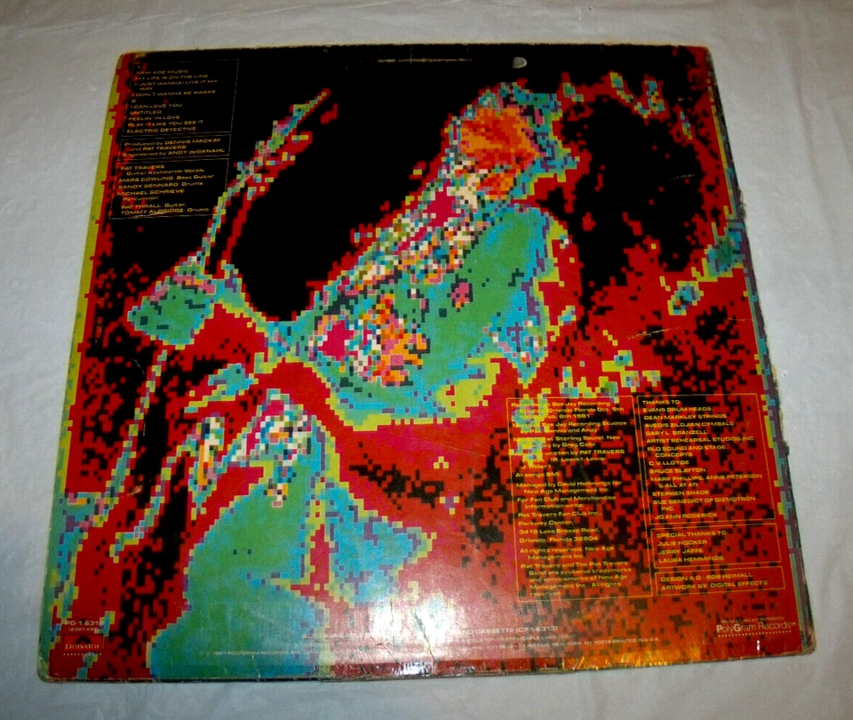 Pat Travers - Radio Active LP SIGNED Rare To The Club The Winchester Cleveland - Image 3 of 3