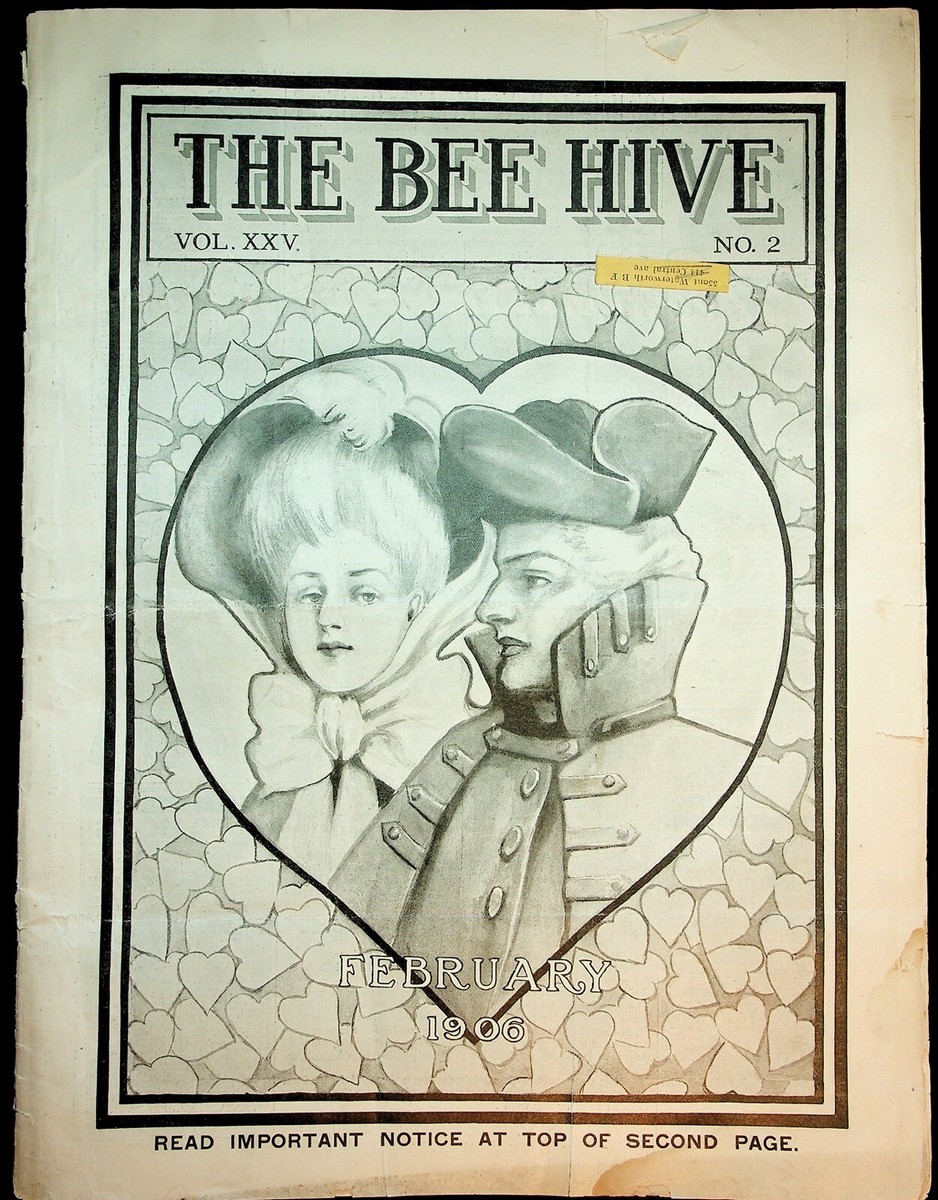 1906 February Fraternel The Bee Hive Jounral Home Magazine Advertisements |  eBay