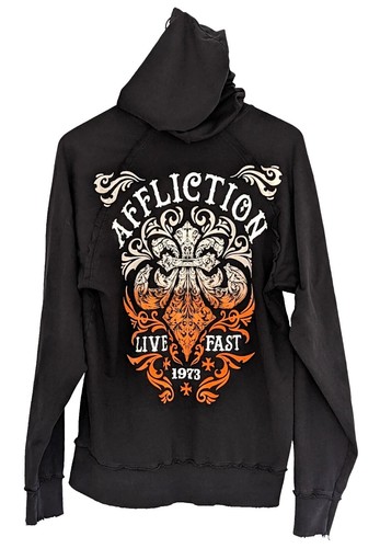 MMA Elite Hoodie Affliction JNCO Sk8 Y2K Size M Rare | eBay