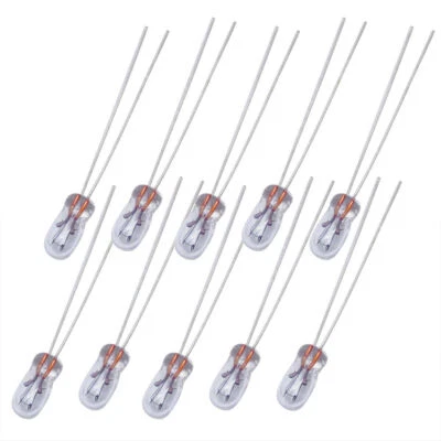 100 un. Mini 3/4/5mm 6V 12V 24V Lámpara Bombilla Edison Filamento Incandescente Arroz