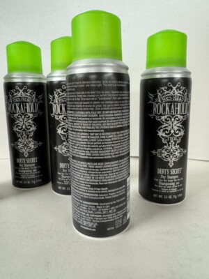 BED HEAD TIGI ROCKAHOLIC DIRTY SECRET DRY SHAMPOO 2.5OZ TEXTURE VOLUME (5 Pack)