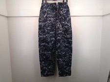 USGI USN US Navy Working Uniform Blue NWU Pants Trousers Size 29 Short 2007 32-F