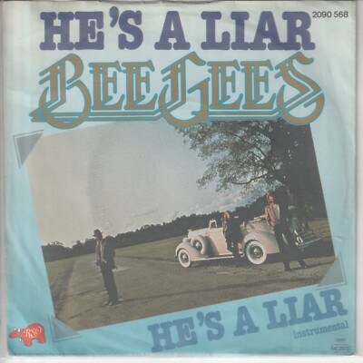 Bee Gees   He´s a liar   (+ instrumental)   RSO 2090 568 -   1981  dt. 7 -Single