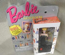 NEW 1995 VINTAGE, by BASIC FUN #701-0, BARBIE SOLO IN THE SPOTLIGHT KEYCHAIN
