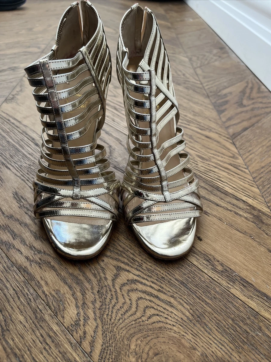 Red bottom shop strappy heels