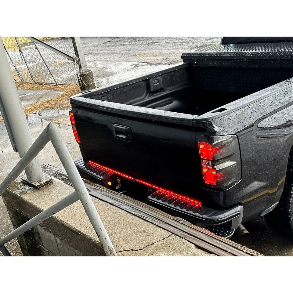 Black Brake Tail Light Assembly For Chevy Silverado 1500 2500 3500 2014-2019 - Image 4 of 4