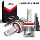 Lasfit H11 H9 LED Headlight Bulb High Beam 6000LM Bright Plug Play LAplus Series