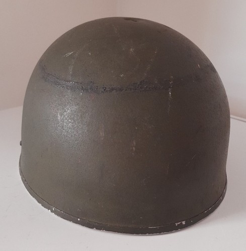 Original British RAC Steel Army Tank Crew Helmet Dated 1954 - Picture 4 of 20