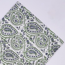 1 Yard Indian Cotton Hand Block Print Multi Floral Beautiful Craft Sewing Fabric