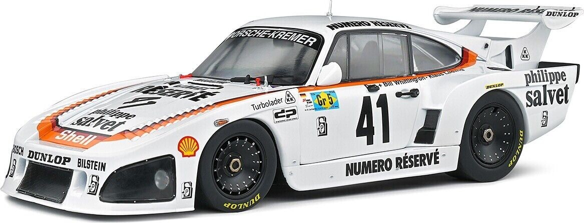 1/18 Porsche 935 K3 #41 24H Le Mans 1979 Diecast Model Car