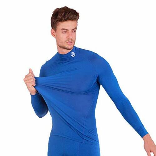 ARMEDES Mens Mock Long-Sleeved T-Shirt Cool Dry Compression Baselayer AR 151 - Picture 14 of 28