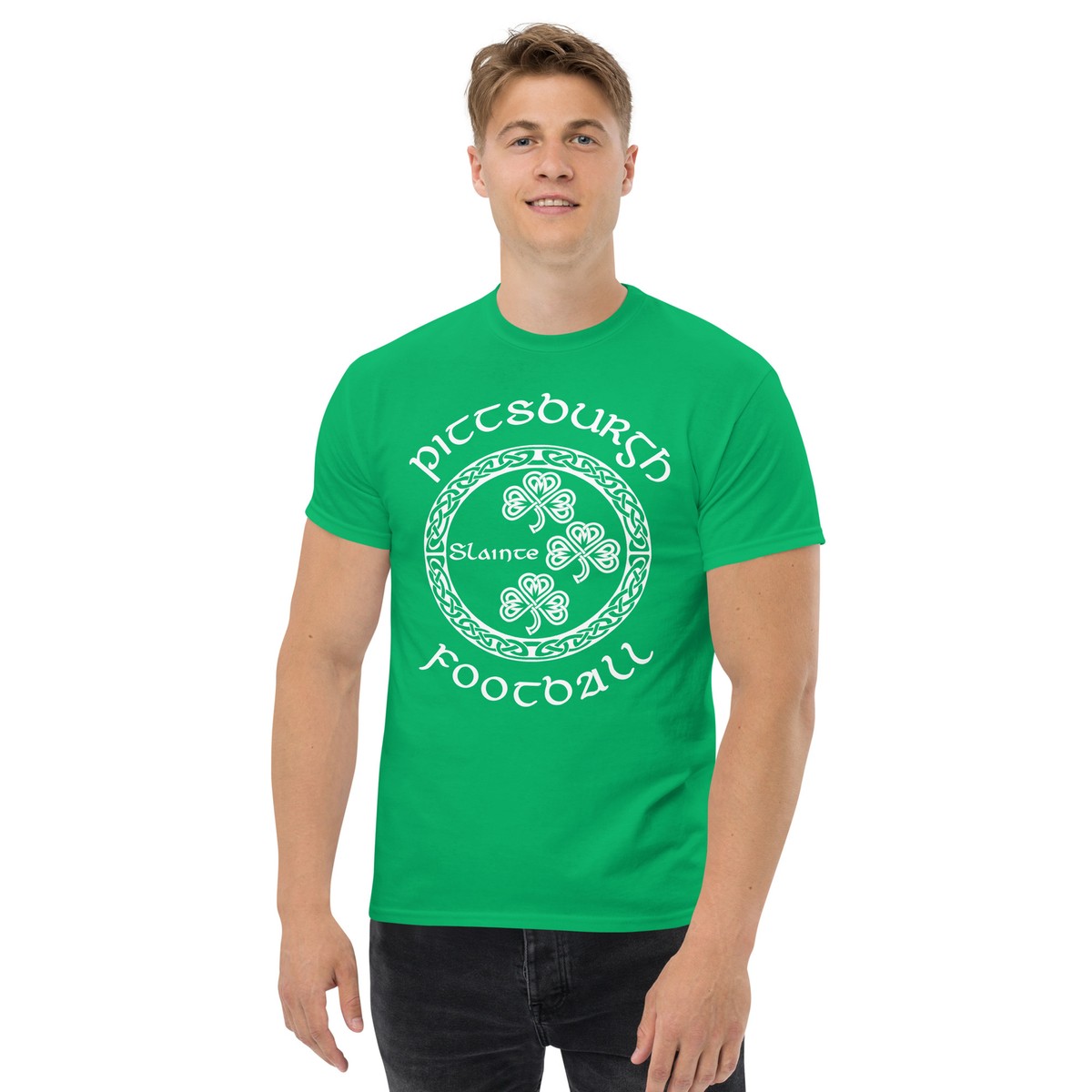 Pittsburgh Slainte Steelers Patrick's Day classic tee