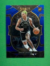 2022-23 Panini Select Basketball Blue Retail Parallel #86 Jeremy Sochan RC