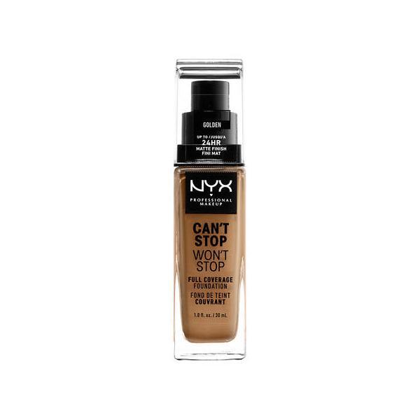 NYX Professional Makeup Fondotinta, Can't Stop Won't Stop Full Coverage Foundati