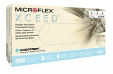 (2500) Ansell Microflex XCEED Powder-Free Nitrile Gloves Medium XC-310-M Case