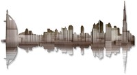 'dubai Reflection Ii' Ash Carl Metal Wall Art 'dubai Reflection Ii' Ash Carl Metal Wall Art