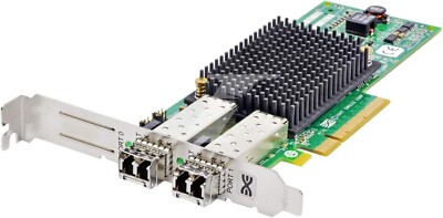 Adaptador Emulex LPe12002-E Fibre Channel Host Bus HBA 2-Port 8Gb/s - - Equipamentos de