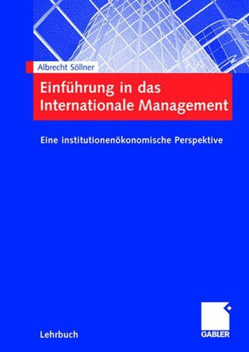 Thumbnail - Einführung In Das Internationale Management Albrecht Söllner