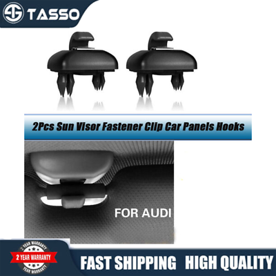 2x Car Sun Visor Clip Bracket Interior Sun Visor Hook For A1 A3 A4 A5 A7 Q3 Q5 B6 B7 B8 S4 S5 TT Gray 8E0857562A 8U0857562 – Buy At Low Prices In The - Foto 2