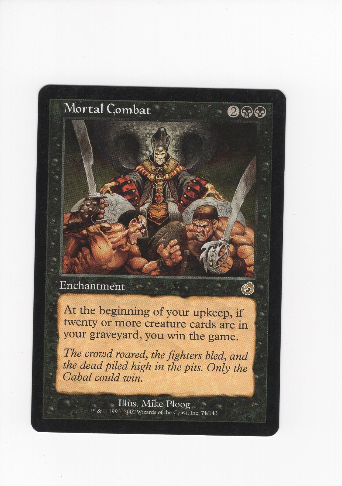 Mortal Combat Torment LP MTG Magic the Gathering c