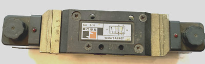 ROSS W6576A2407 PNEUMATIC SOLENOID VALVE, BAR 2-10 $25 + FREE SHIPPING